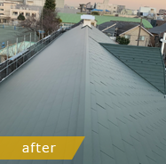 屋根板金工事 施工後